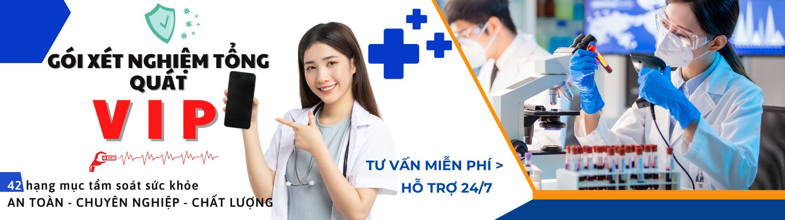   XN 003 GÓI XÉT NGHIỆM TỔNG QUÁT ( VIP )
